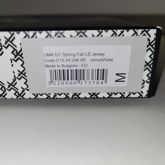 Assos Women's Uma GT Spring Fall Long Sleeve Jersey Violet Size Medium New w/tag - Picture 5 of 11